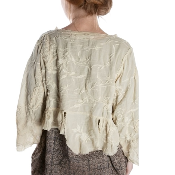 Magnolia Pearl “Lise Lotte” Style Piano Shawl Jacket OSFM JACKET 342 ANWHT RARE - Picture 10 of 10